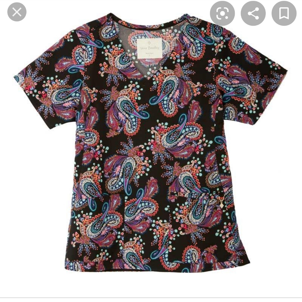 Vera Bradley scrub top